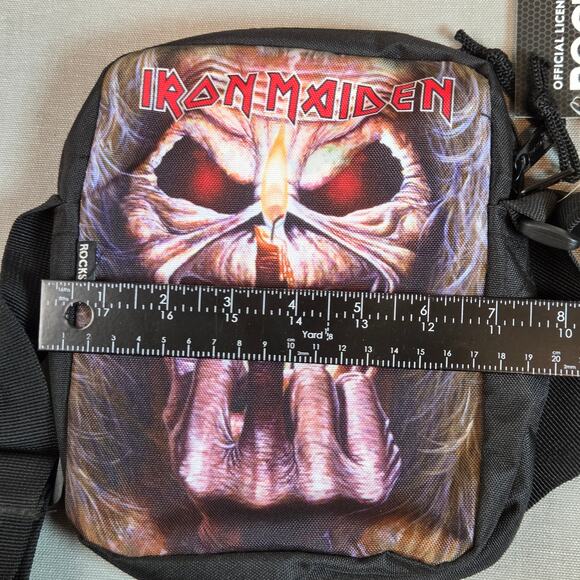 Iron Maiden Rocksax Crossbody Shoulder Bag NWT 2022 Official Licensed - Picture 10 of 10